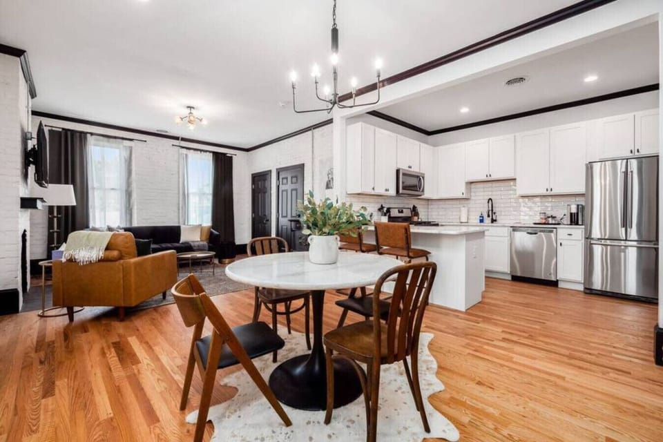 Dining Area and Eat-In Kitchen Open to Living Room