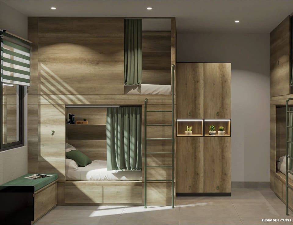 Basic Shared Dormitory, Mixed Dorm, City View | In-room safe, soundproofing, iron/ironing board, free WiFi
