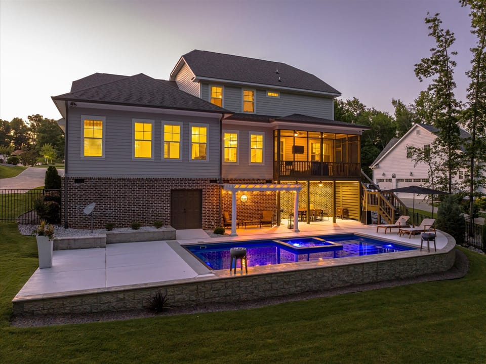 Beautiful outdoor sitting area