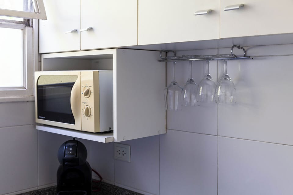 Studio, Balcony, City View | Private kitchen | Full-size fridge, microwave, oven, stovetop