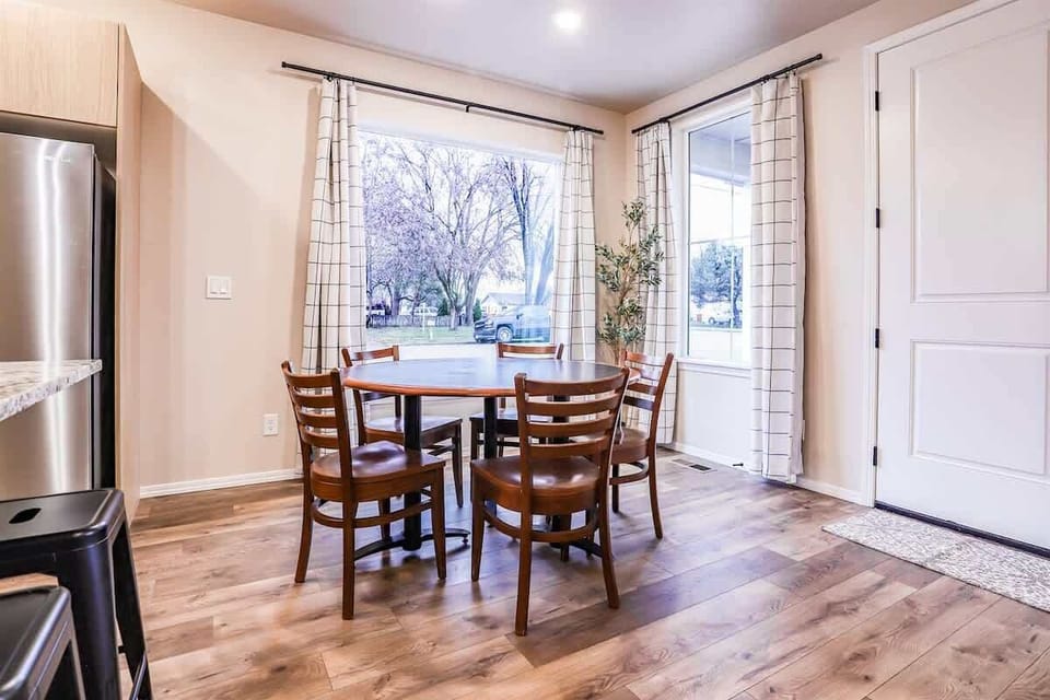 Dining Room Table and Front Door
