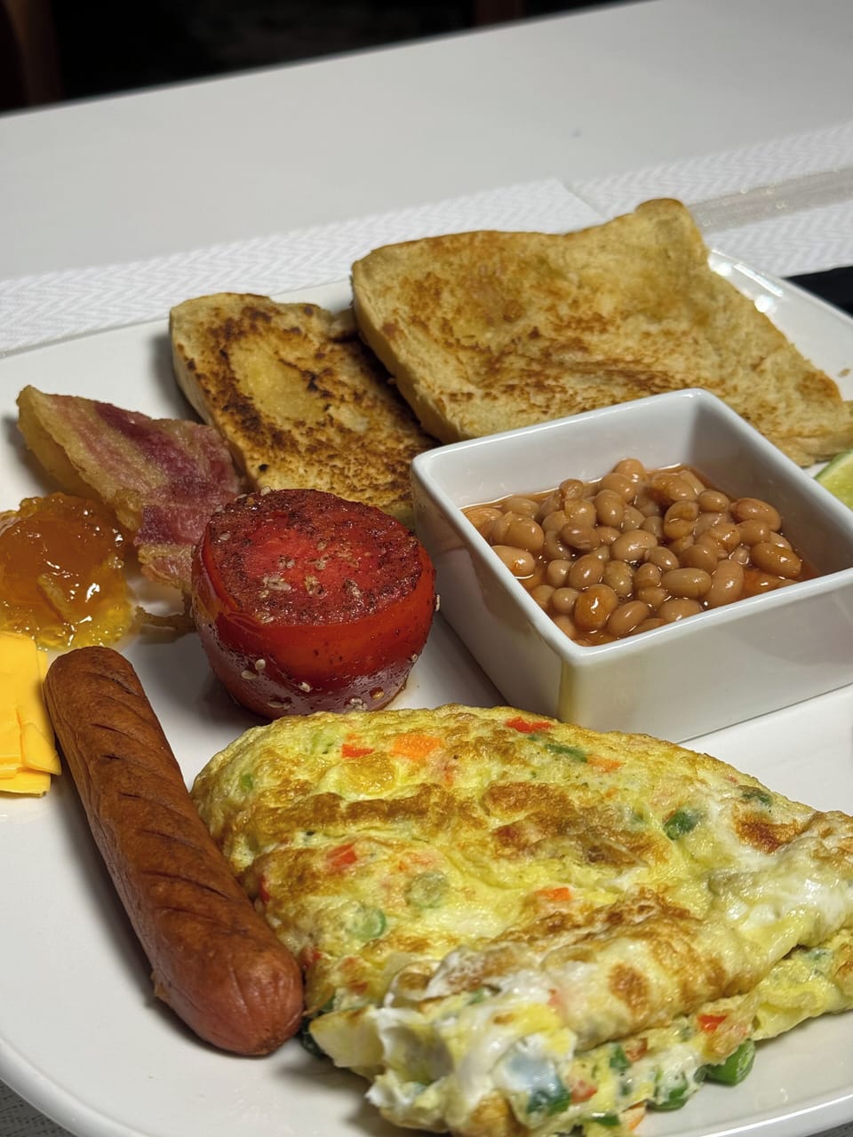 Free daily full breakfast