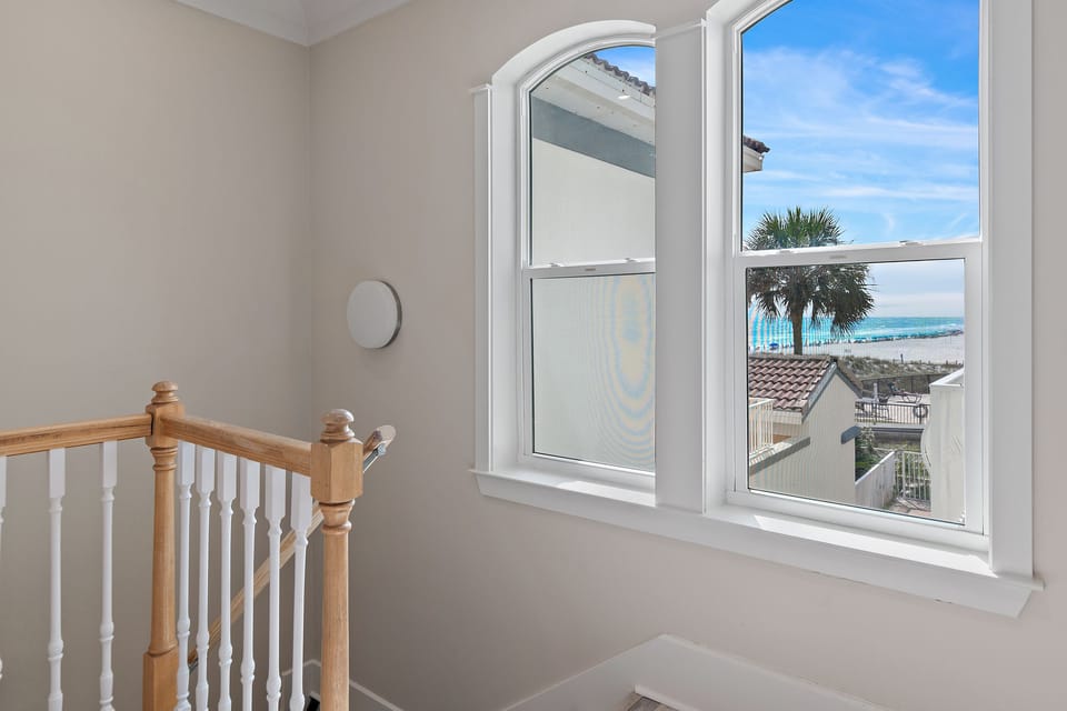 The Gulf and Beach Views start as soon as you hit the landing!