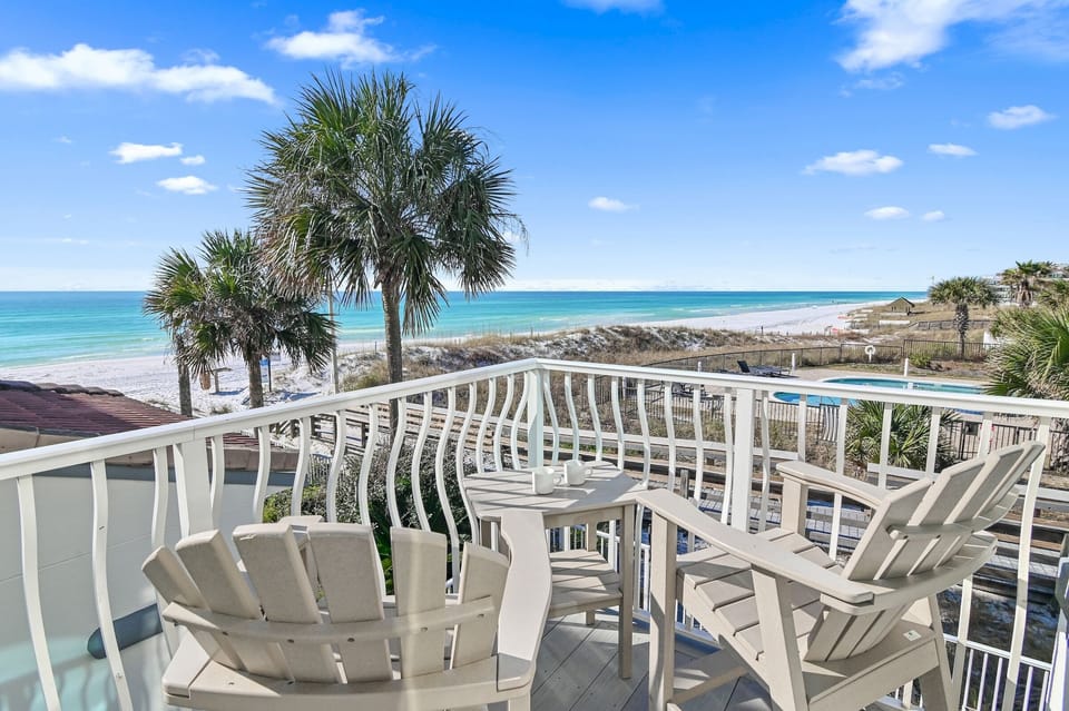 The pristine Emerald Coast - As Van Morrison said, "Smell the sea and feel the sky. Let your soul and spirit fly.” There's something about these views and salty sea air - Come and Relax!