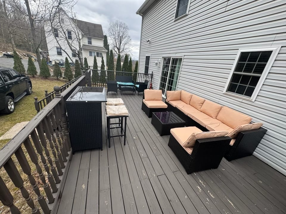 deck back yard