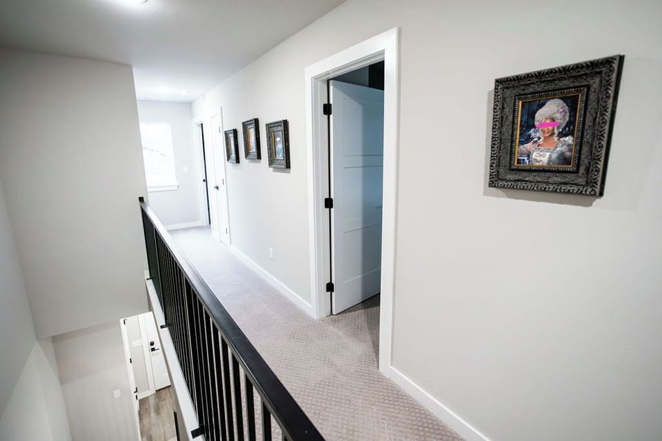 Hallway to 2nd and 3rd bedrooms