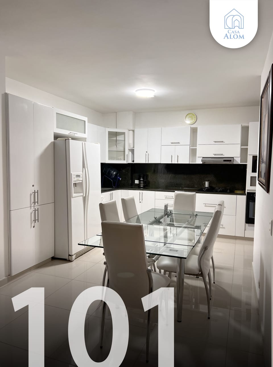 Family Apartment | Living area | 40-inch Smart TV with digital channels, printers