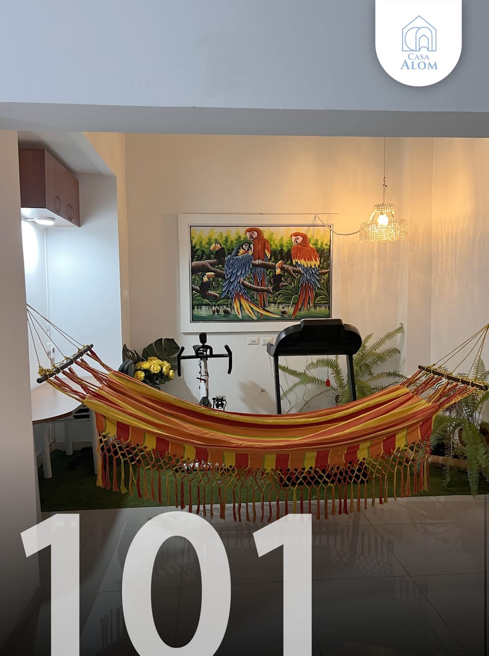 Family Apartment | Living area | 40-inch Smart TV with digital channels, printers