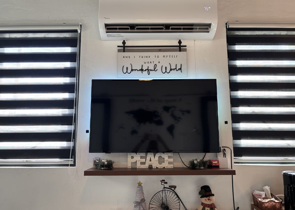 A/C and smart TV in family room