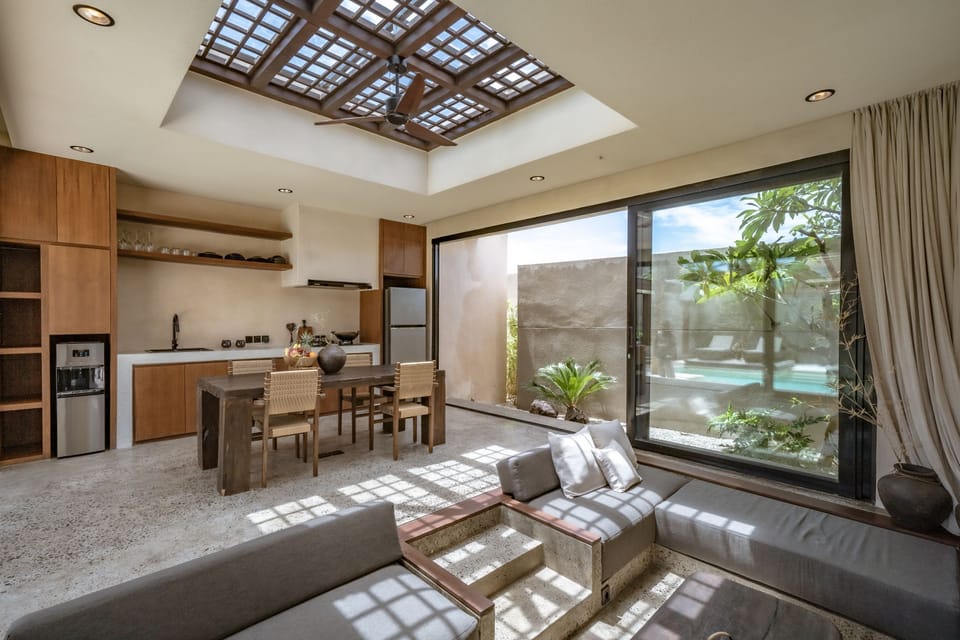 Villa, 2 Bedrooms, Patio, Pool View | Private kitchen | Fridge, stovetop, espresso maker, toaster