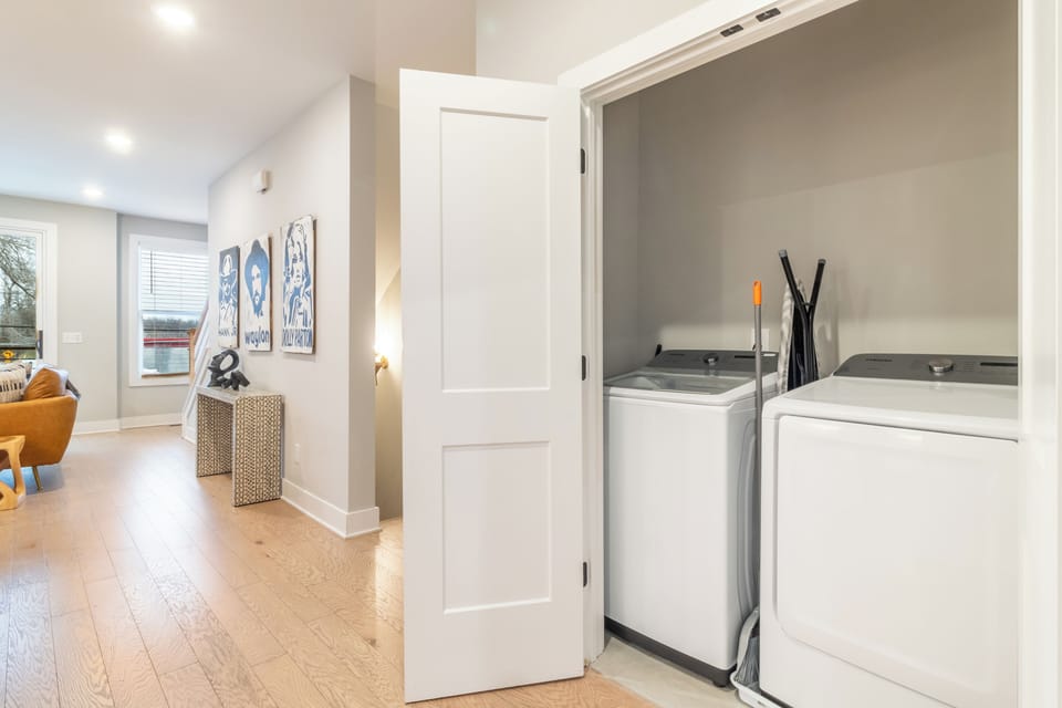 Laundry area.