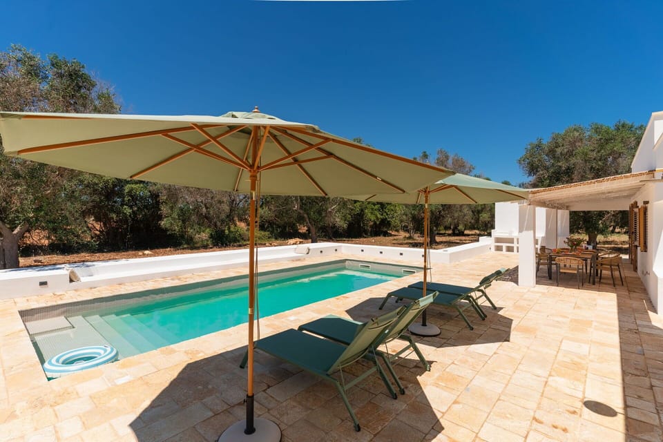 Outdoor Furniture, Swimming Pool, Furniture, Umbrella, Shade, Chair, Resort, Eco Hotel, Design, Landscaping