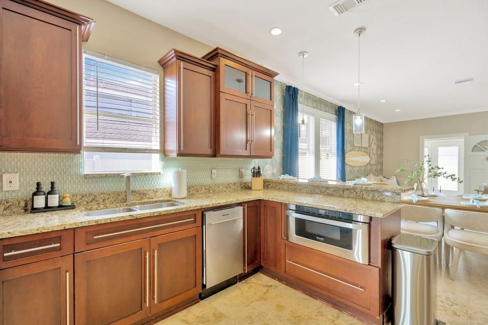 Ample storage for the kitchen