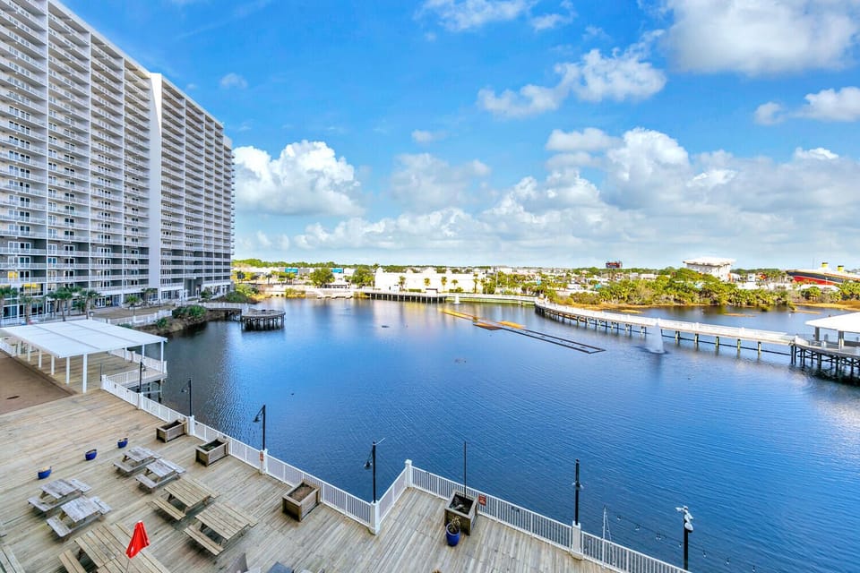 Lake view from balcony