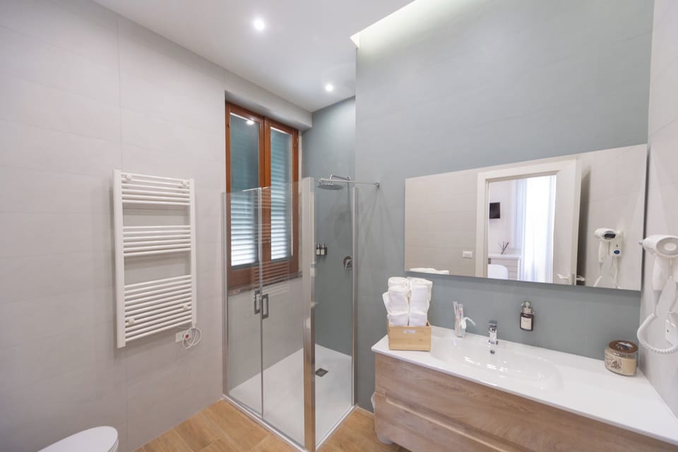 Deluxe Room, City View | Bathroom | Shower, hair dryer, bidet, towels
