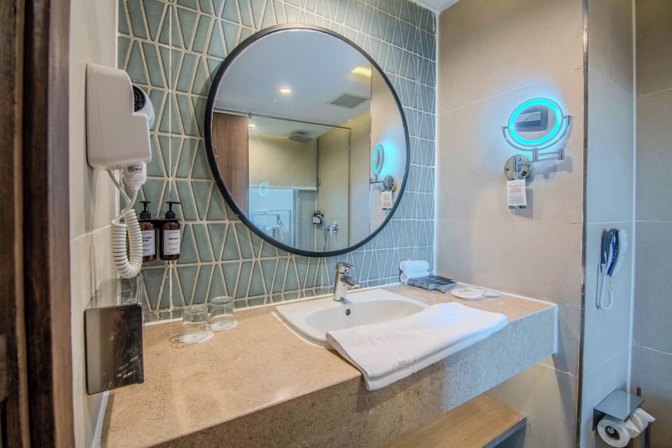 Deluxe Room | Bathroom | Shower, free toiletries, hair dryer, bathrobes