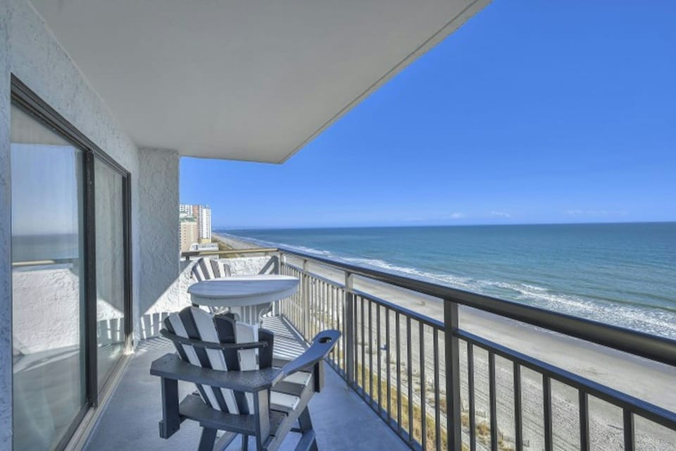 Have your morning coffee while watching the waves roll in.