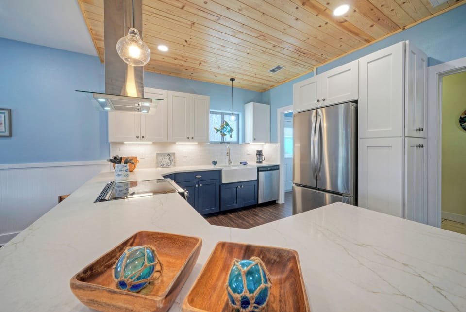 Plenty of counter and prep space.