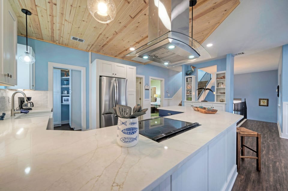 Plenty of counter and prep space.