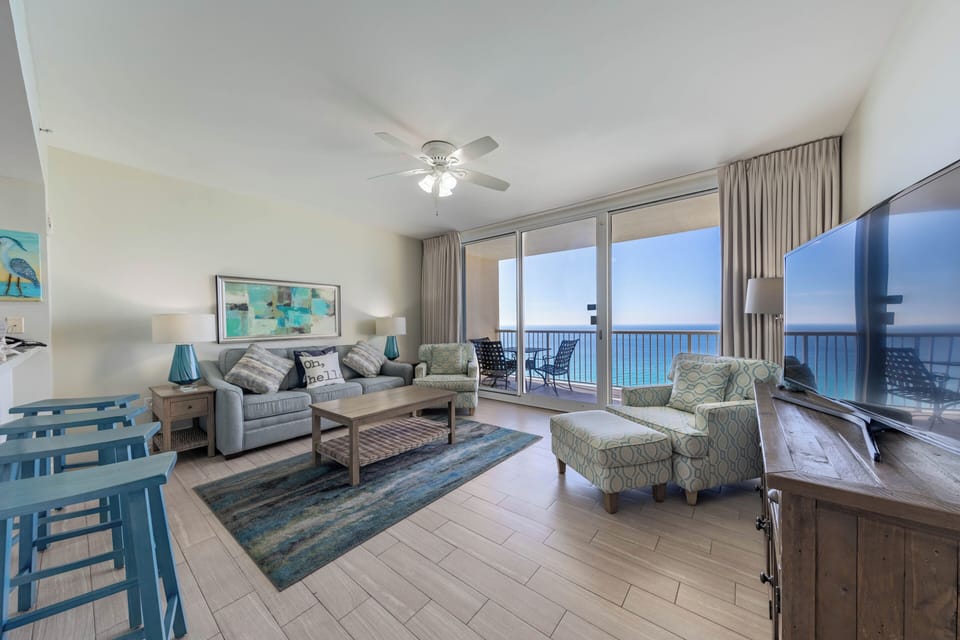 Gulf view from the living room!