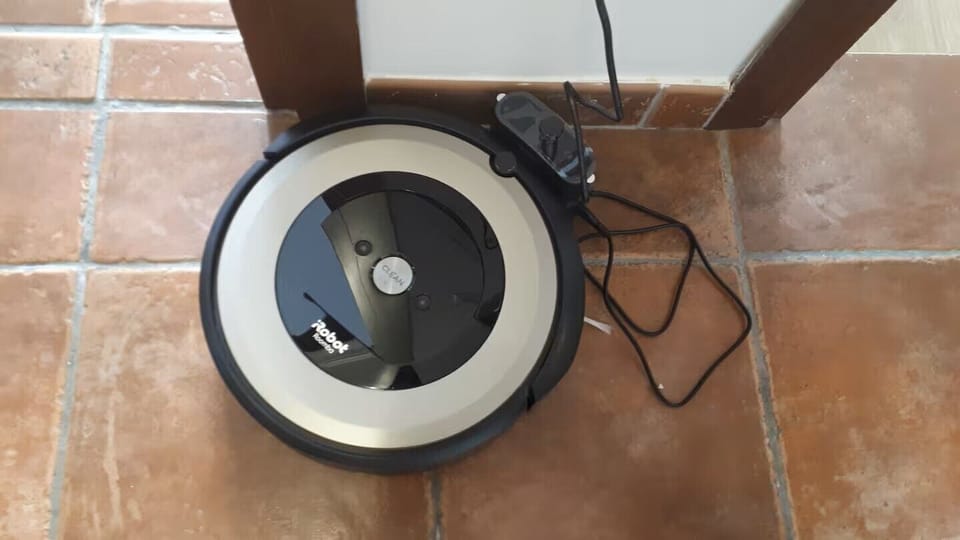 a disposizione degli ospiti un robot aspirapolvere