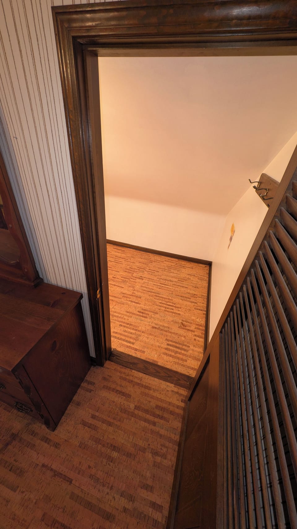Closet space for Queen bunk bed + pull out bed space ( West bedroom)