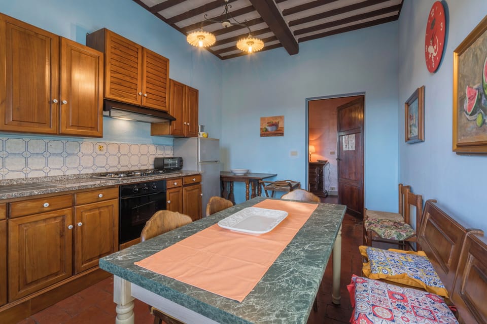 Apartment, Garden View | Private kitchen | Fridge, oven, stovetop, espresso maker