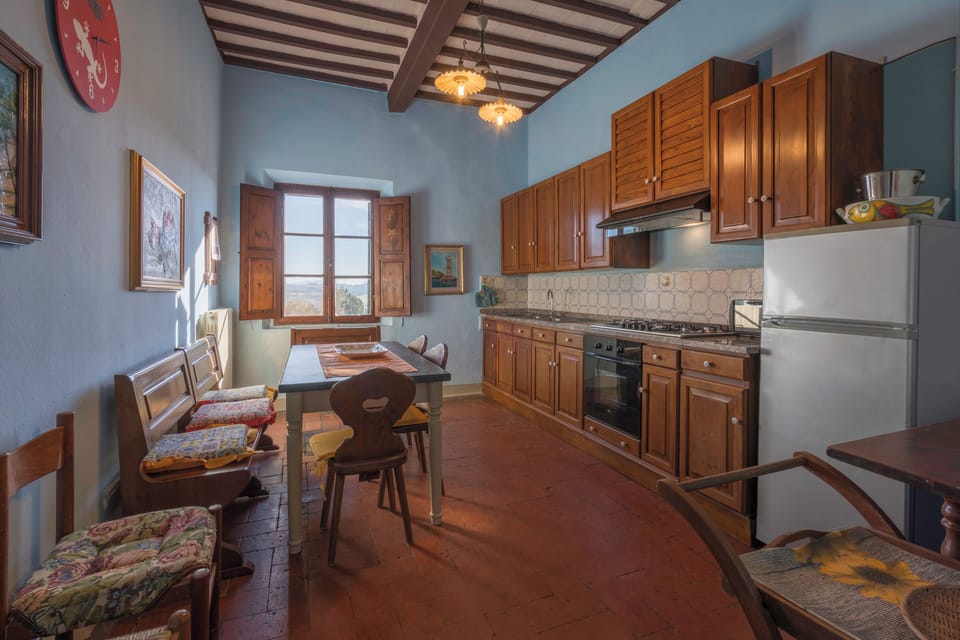Apartment, Garden View | Private kitchen | Fridge, oven, stovetop, espresso maker