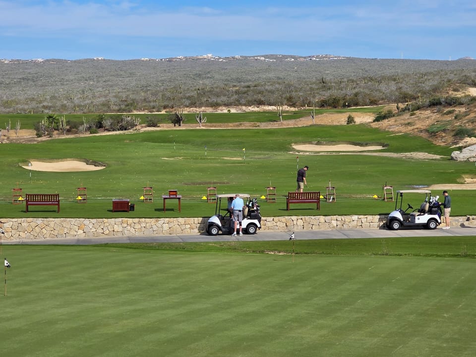 Putting and driving range for Solmar Links Golf course. 