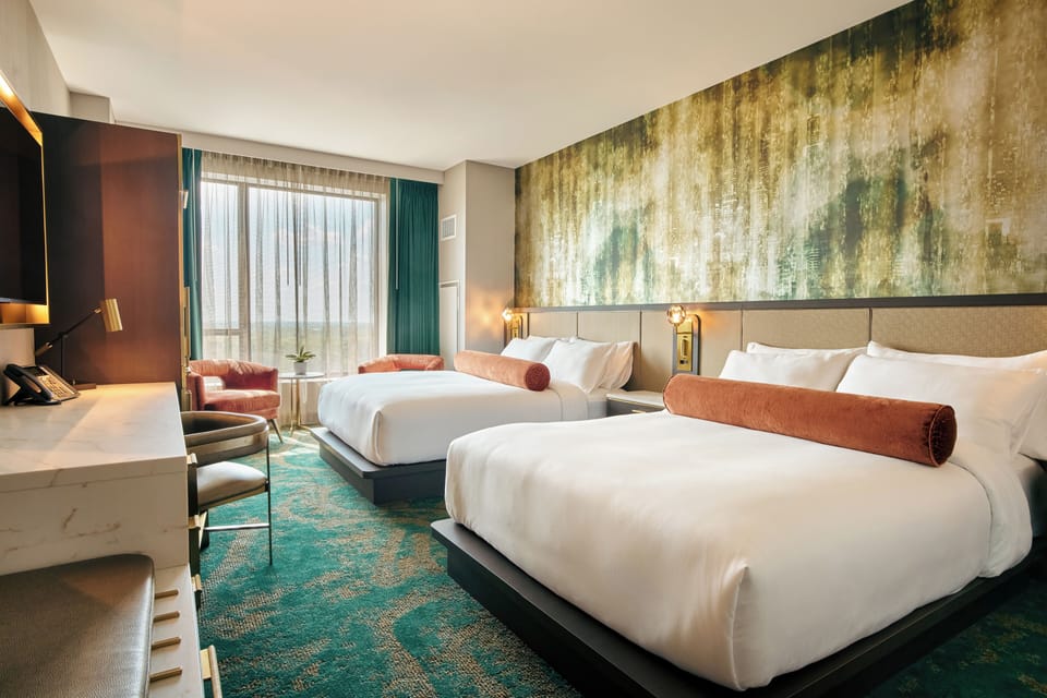 Accessible Queen | In-room safe, desk, laptop workspace, blackout drapes