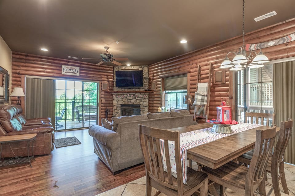 Dining to Living Area