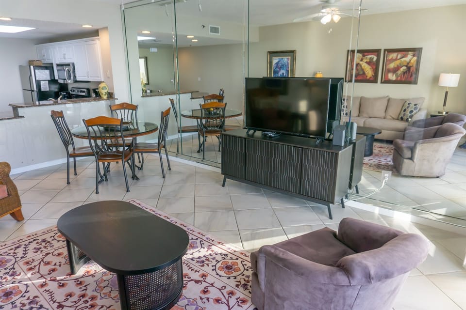 Flat Screen Smart TV in Living