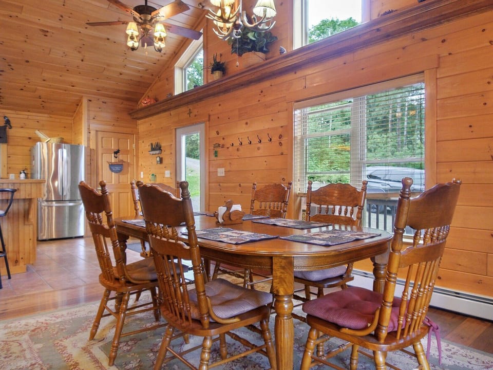 Dining table with seating for 6