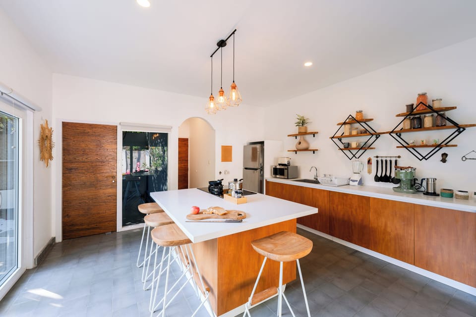 Family Villa, 3 Bedrooms, Private Pool | Private kitchen | Espresso maker, coffee/tea maker, electric kettle, toaster