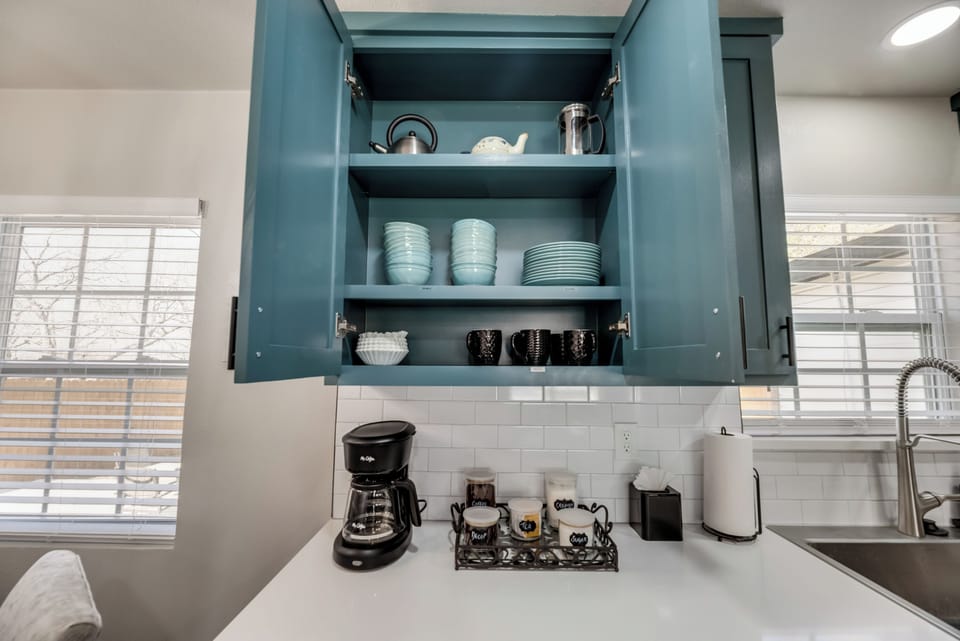 Fully stocked kitchen