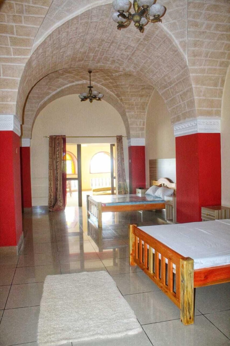 Deluxe Double Room, Pool View | Hypo-allergenic bedding, desk, laptop workspace, blackout drapes