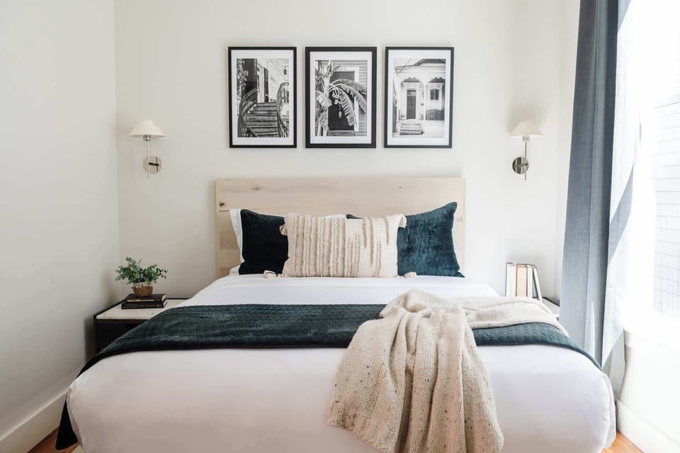 Second Floor | Queen Bedroom w/ En Suite (Shower + Soaking Tub)