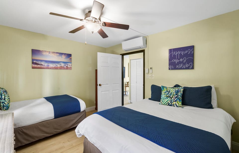 Beautifully decorated guest bedroom