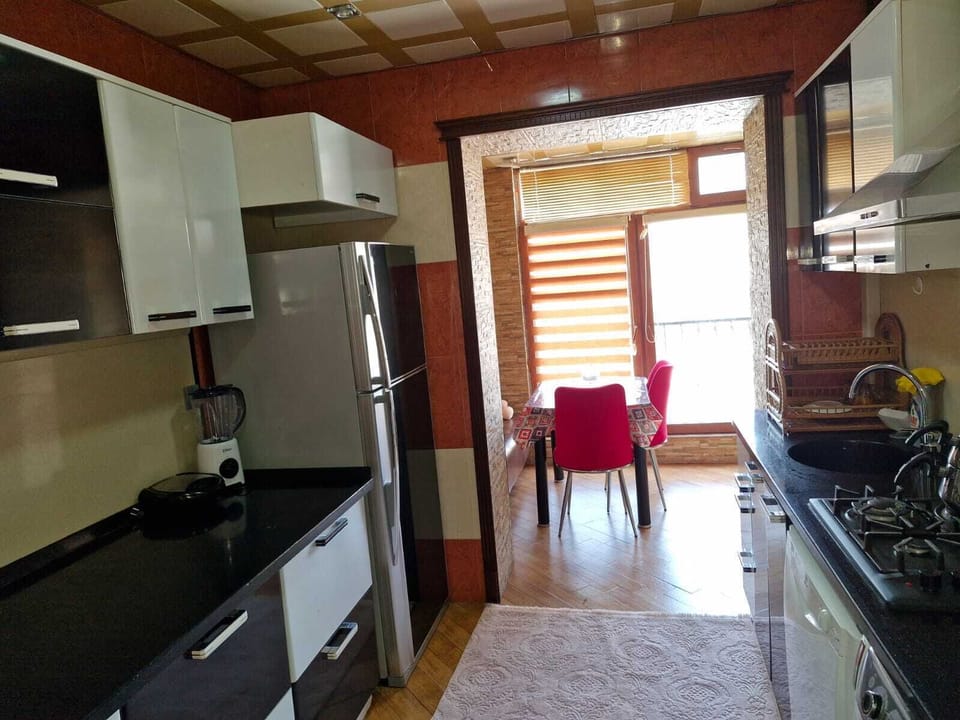 Deluxe Apartment, Balcony, City View | Private kitchen | Electric kettle, toaster