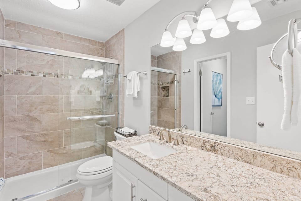 Bathroom 1 - Primary bath, shower/tub combination