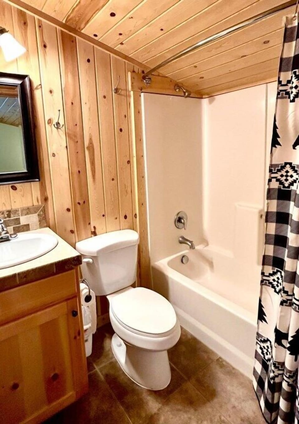 Full private master bathroom. 