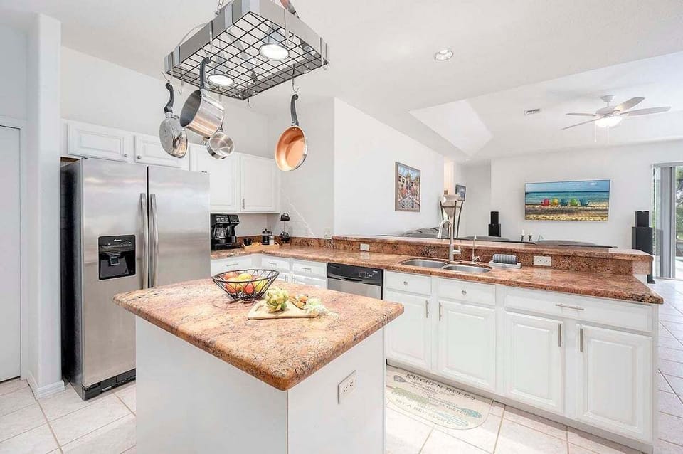 Large Kitchen with Island Great for Entertainment