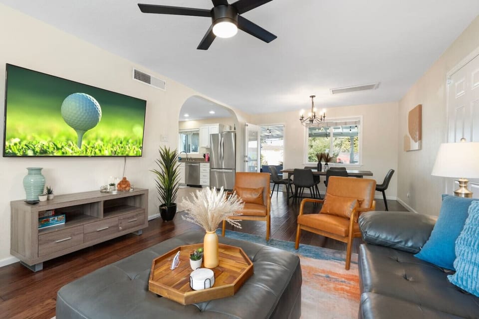 Comfortable seating and thoughtful touches make this the perfect place to reconnect and recharge.