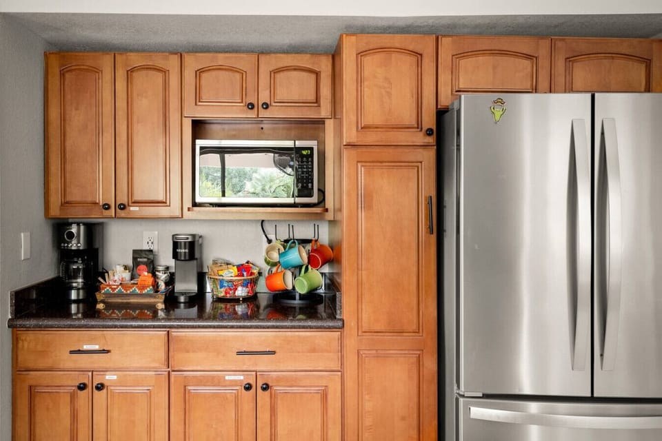 Fully Stocked Coffee Bar with Keurig and Drip Machines