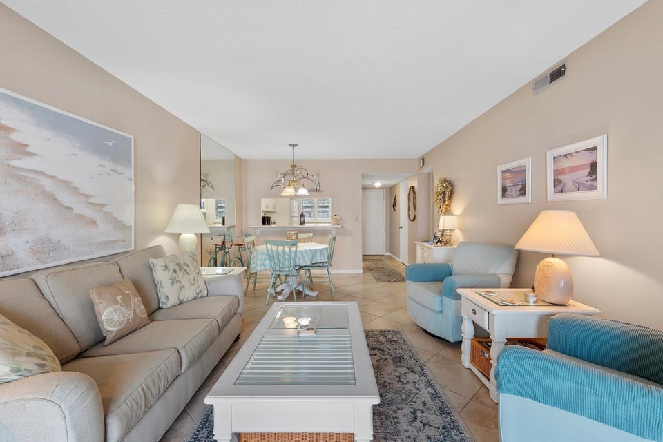 Condo, 1 King Bed with Sofa bed (Sea Coast Gardens III 208) | Living area