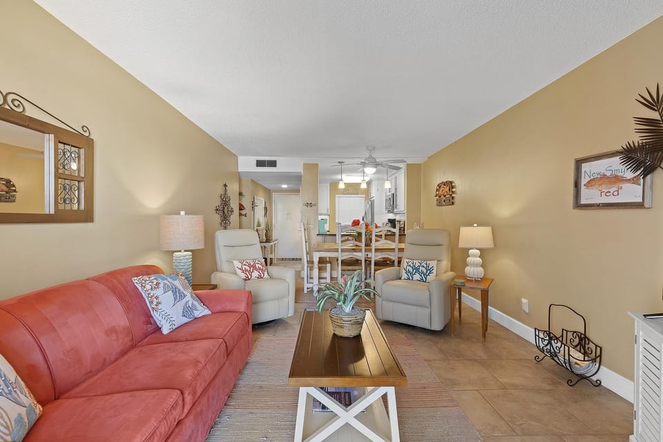 Condo, 1 King Bed (Sea Coast Gardens III 316) | Living area | TV