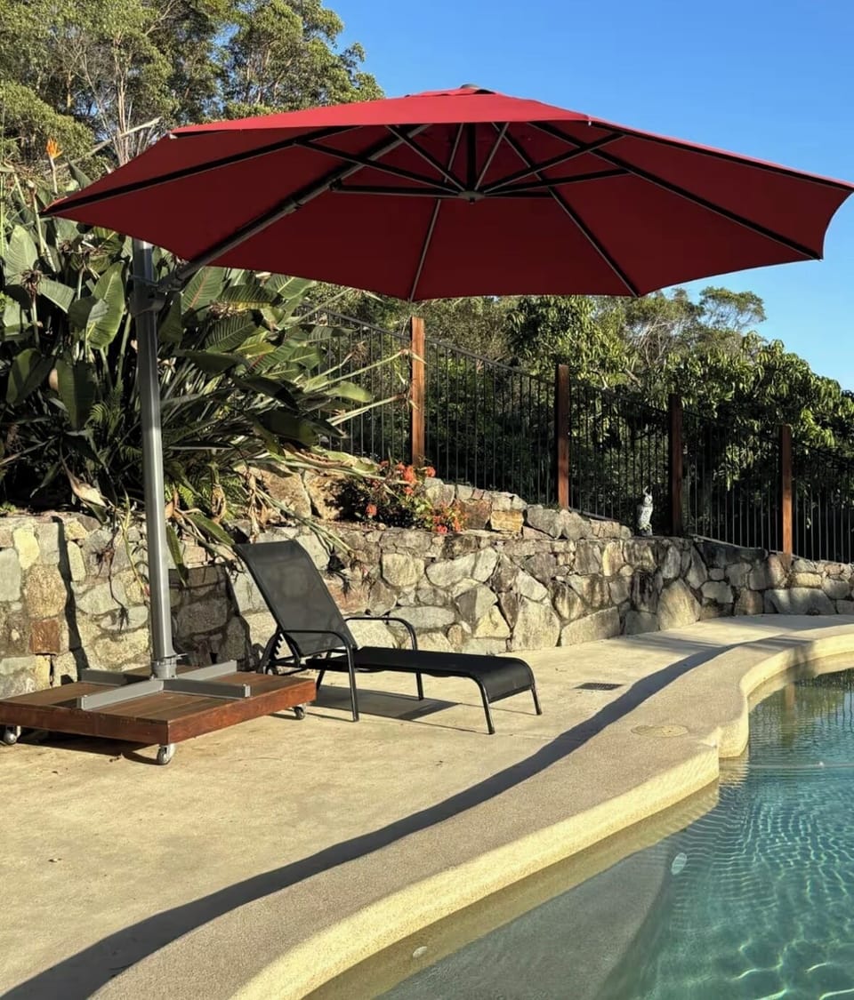 pool beds, shade and 50,000L pool