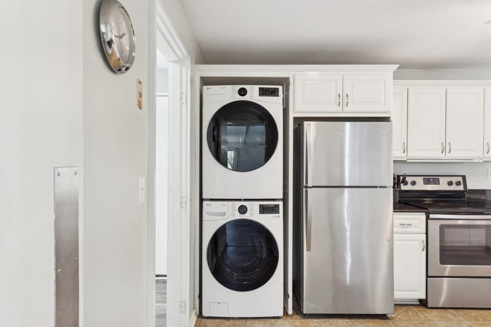 Washer and dryer