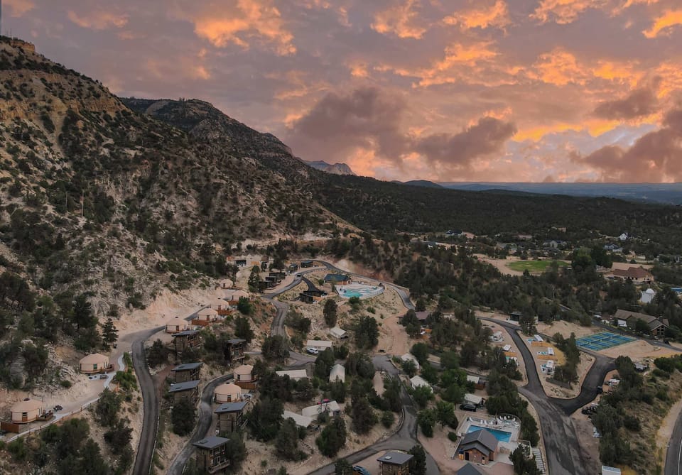 East Zion Resort.  The Zion Grand is located right in the middle of the pools and pickleball courts.