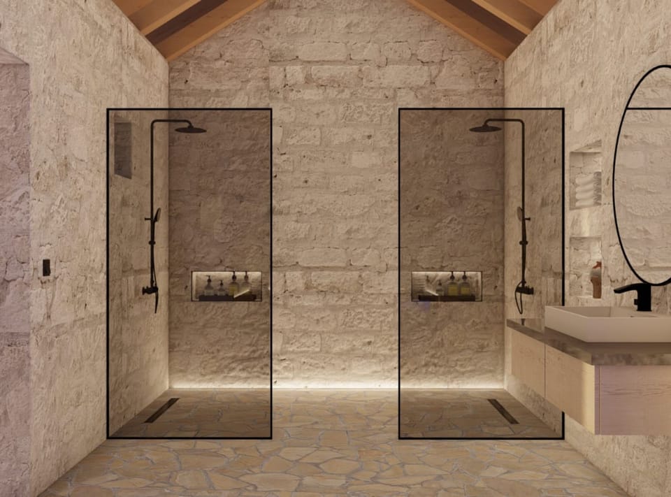 Villa (Five Bedroom Villa With Pool) | Bathroom | Shower, towels